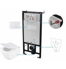 6-in-1 concealed toilet set