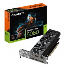 GIGABYTE GeForce RTX 5060 OC Low Profile 8G Graphics Card - 8GB GDDR7, 128bit, PCI-E 5.0, 2512 MHz Core Clock, 3 x DisplayPort, 