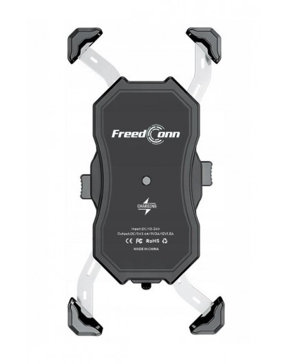MOTORBIKE PHONE HOLDER FREEDCONN MC1W WITH INDUCTIVE CHARGER