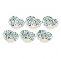 ROSE&TULIPS SEA STONES Dinner service for 6 people