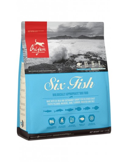 ORIJEN Six Fish - dry dog food - 2kg
