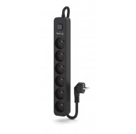 KERG power strip with circuit breaker - 6 sockets 16A 1.5m