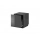 Cama bedside table REJA graphite grey gloss/graphite grey gloss
