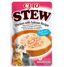 INABA Ciao Stew Chicken & Salmon - cat treats - 40g