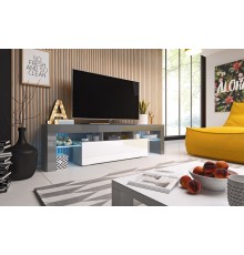 Cama TV stand TORO 158 grey/white gloss