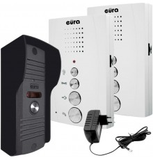 INTERCOM ''EURA'' ADP-51A3 ''DIFESA'' - 1-family, 2 home stations, intercom, white,