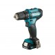 Makita DF333DSAE drill 1700 RPM Keyless 1.2 kg Black, Blue
