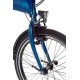 Snapp City-E folding electric bicycle, blue