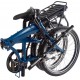 Snapp City-E folding electric bicycle, blue