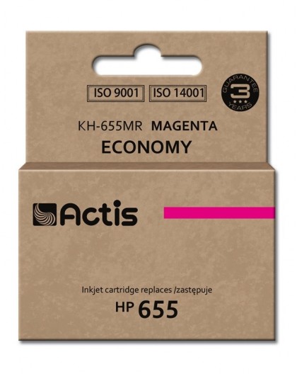 Actis KH-655MR tint (asendusharu HP 655 CZ111AE Standard 12 ml magenta)