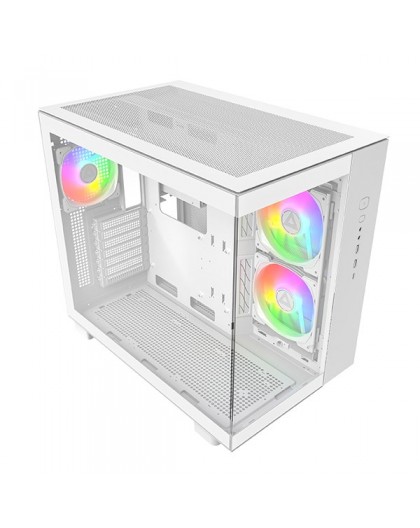 Montech KING 65 PRO PC Case, Midi-Tower, ATX, ARGB, Tempered Glass - white