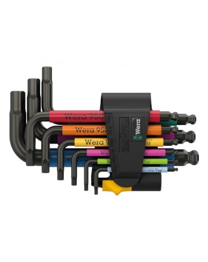 Hex key set 950/9 Hex-Plus multicolour 9 pieces