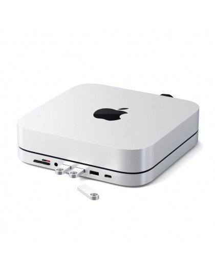 Belkin ST-ABHFS laptop dock/port replicator USB 2.0 Type-C Black, Silver