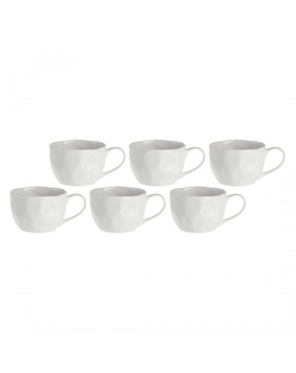 Set of 6 breakfast mugs Lunia 420 ml
