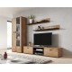 Cama display cabinet SOHO S6 2D2S lefkas oak/black