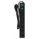 Ever OPTIMA surge protector 1.5 m (6 x UTE 10 A black) (T/LZ08-OPT015/0000)