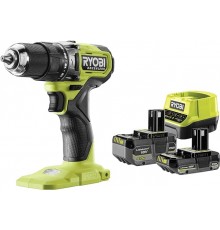 Cordless Hammer Drill Driver RPD18BL-2C42S 18V 1*2.0Ah 1*4.0Ah