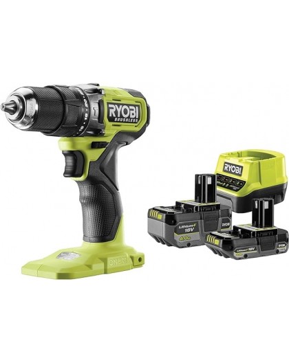 Cordless Hammer Drill Driver RPD18BL-2C42S 18V 1*2.0Ah 1*4.0Ah