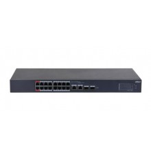 Dahua Technology DH-CS4218-16ET-240 network switch Managed L2 Gigabit Ethernet (10/100/1000) Power over Ethernet (PoE) Black