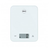 Electric kitchen scale, ARI, glass plate, white, up to 10 kg