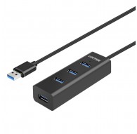 UNITEK Y-3089V01 interface hub USB 3.2 Gen 1 (3.1 Gen 1) Type-A 5000 Mbit/s Black