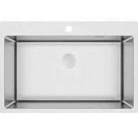 Steel sink single-bowl