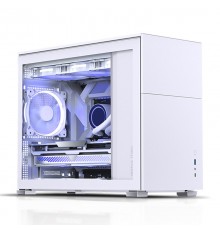 Jonsbo D31 Micro-ATX Case, Tempered Glass - white