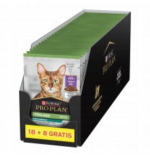 PURINA Pro Plan Sterilised Adult Maintenance Кусочки с уткой в соусе - влажный корм для кошек - 26x85г (18 + 8 БЕСПЛАТНО)
