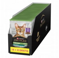 PURINA Pro Plan Sterilised Adult Maintenance Кусочки с уткой в соусе - влажный корм для кошек - 26x85г (18 + 8 БЕСПЛАТНО)