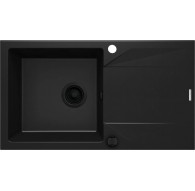 1-bowl granite sink with drainer