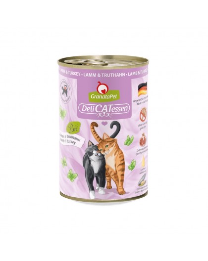 GRANATAPET DeliCATessen Lamb and turkey - wet cat food - 400g