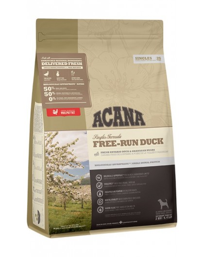 ACANA Singles Free-Run Duck - dry dog food - 2kg