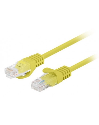 Lanberg PCU6-20CC-0300-Y networking cable Yellow 3 m Cat6 U/UTP (UTP) 10-PACK