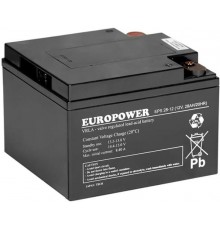 AGM EUROPOWER EPS Series Battery 12V 28Ah (Lifespan 8-12 Years)