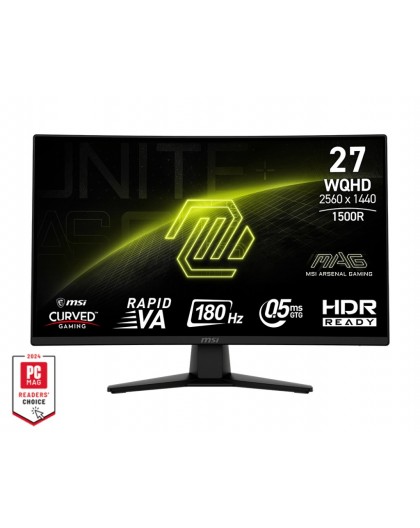 Curved gaming monitor MSI MAG 274CQFDE 27" - Flat screen - 68.6 cm