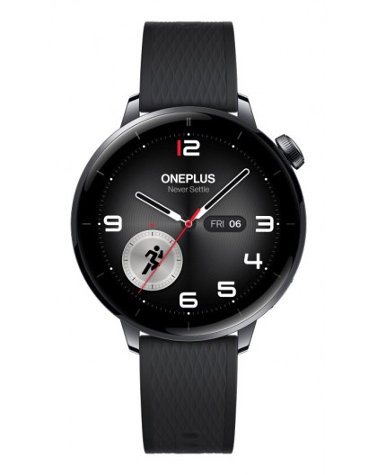 OnePlus Watch 3 43mm 3.35 cm (1.32") AMOLED Digital 466 x 466 pixels Touchscreen Black, Titanium Wi-Fi GPS (satellite)