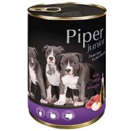 DOLINA NOTECI Piper Junior with veal and apple - wet dog food - 400g