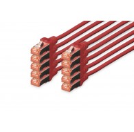 Digitus CAT 6 S/FTP patch cord, 10 units