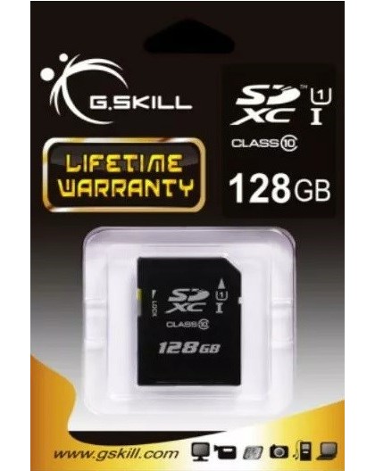 G.SKILL SDXC 128GB CLASS 10 UHS-I