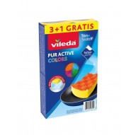 Sponge Vileda Pur Active Colors 4 pc(s)