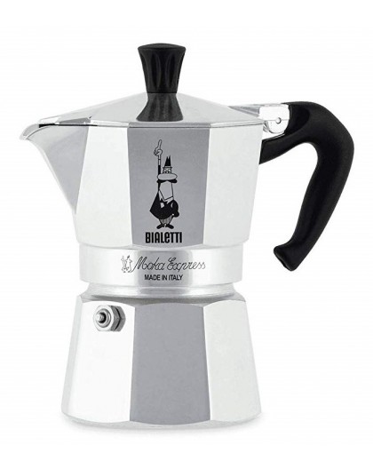 Bialetti Moka Express Moka pot 0.06 L Aluminium, Black