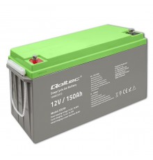 Qoltec Akumulator żelowy Deep Cycle | 12V | 150Ah | 44.5kg