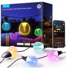 Govee H7025 RGBICW Outdoor String Lights, 14.63m