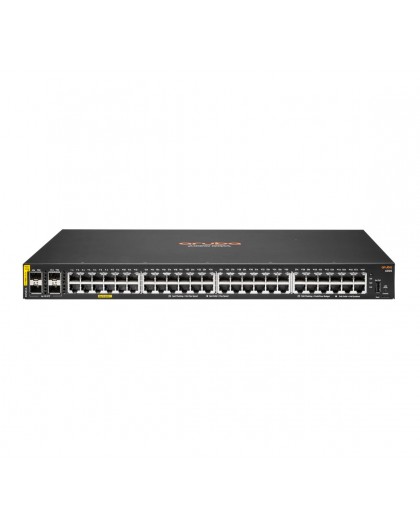 HPE Aruba Networking CX 6000 48G Class4 PoE 4SFP 370W Managed L3 Gigabit Ethernet (10/100/1000) Power over Ethernet (PoE) 1U