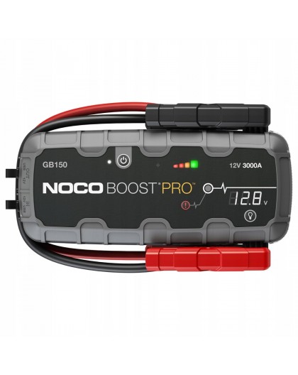 NOCO GB150 Boost 12V 3000A Jump Starter starter device with integrated 12V/USB battery