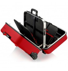 Knipex 98 99 15 LE small parts/tool box Tool hard case Aluminum, Plastic Red