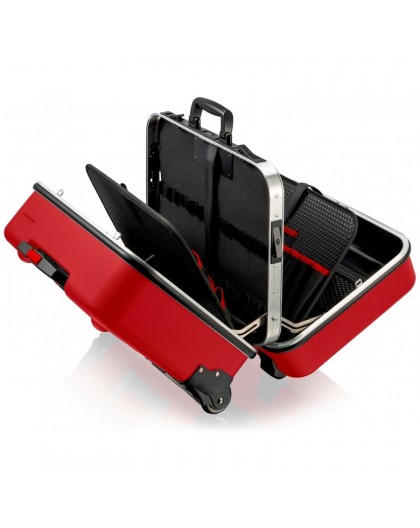 Knipex 98 99 15 LE small parts/tool box Tool hard case Aluminum, Plastic Red