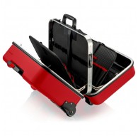 Knipex 98 99 15 LE small parts/tool box Tool hard case Aluminum, Plastic Red