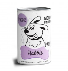PAKA ZWIERZAKA Pepe Rabbit - wet dog food - 400g