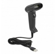 DeLOCK USB Barcode Scanner 1D and 2D with connection cable - German Version